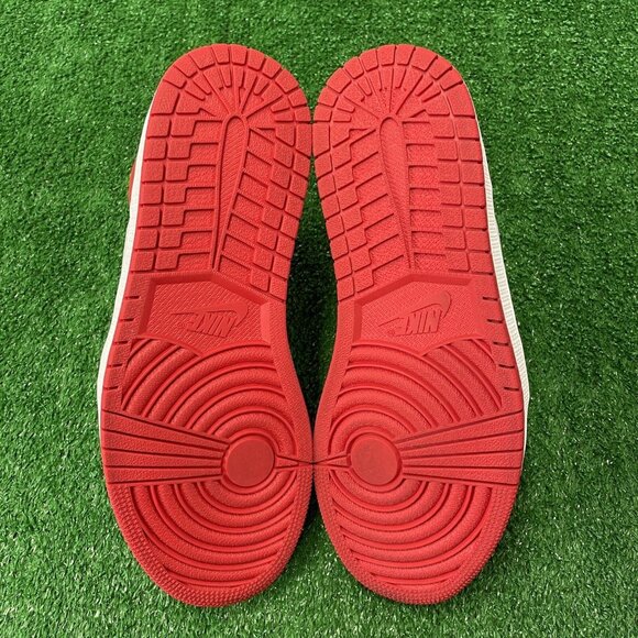 Nike Air Jordan 1 Retro High OG Mens Basketball Shoe White 555088-161 VNDS Sz 10 - Picture 6 of 7